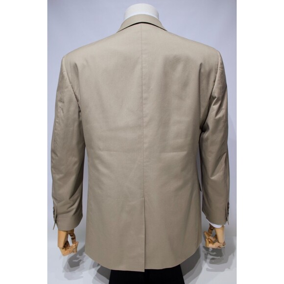 Brooks Brothers Suit Beige Coolmax Cotton Poly Men 42S (Pants Tailored to 34x27) - Picture 7 of 15